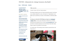 Desktop Screenshot of foundgallery.typepad.com