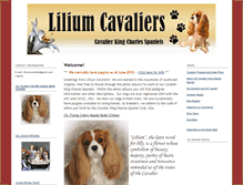 Tablet Screenshot of liliumcavaliers.typepad.com