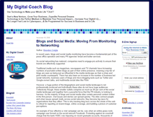 Tablet Screenshot of mydigitalcoach.typepad.com