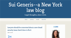 Desktop Screenshot of nylawblog.typepad.com