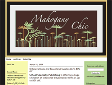 Tablet Screenshot of mahoganychic.typepad.com