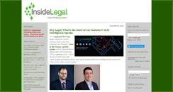 Desktop Screenshot of insidelegal.typepad.com