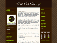 Tablet Screenshot of oasischildliving.typepad.com