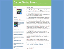 Tablet Screenshot of practicestartupsuccess.typepad.com