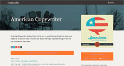 Desktop Screenshot of americancopywriter.typepad.com