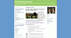 Desktop Screenshot of dosomethingworthy.typepad.com