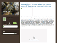 Tablet Screenshot of minecraftskins.typepad.com