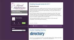 Desktop Screenshot of floralambitions.typepad.com