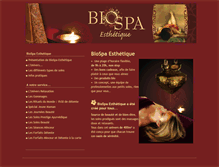 Tablet Screenshot of biospa-esthetique.typepad.com