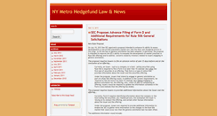 Desktop Screenshot of hedgefundlaw.typepad.com