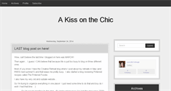 Desktop Screenshot of akissonthechic.typepad.com