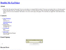 Tablet Screenshot of doublemeuppoker.typepad.com