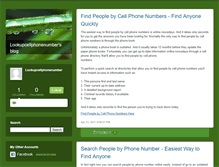 Tablet Screenshot of lookupcellphonenumber.typepad.com