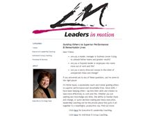 Tablet Screenshot of leadersinmotion.typepad.com
