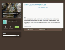 Tablet Screenshot of marylouiseparkernude1.typepad.com
