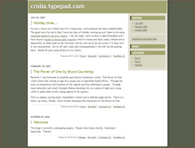 Tablet Screenshot of croila.typepad.com