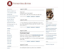 Tablet Screenshot of naturessheabutter.typepad.com
