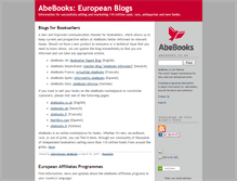 Tablet Screenshot of abebooks.typepad.com