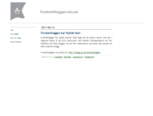 Tablet Screenshot of forskarbloggen.typepad.com