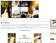 Tablet Screenshot of chrishumphreys.typepad.com