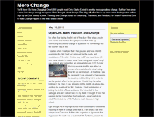 Tablet Screenshot of morechange.typepad.com