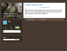 Tablet Screenshot of janinehabecknude.typepad.com