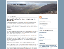 Tablet Screenshot of lairigmarketing.typepad.com