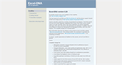 Desktop Screenshot of exceldna.typepad.com