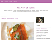 Tablet Screenshot of myplateoryours.typepad.com