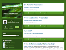 Tablet Screenshot of healthychocolate.typepad.com