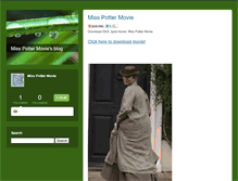 Tablet Screenshot of misspottermovieauthoring.typepad.com