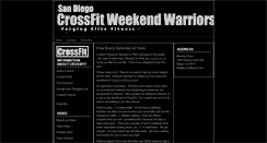 Desktop Screenshot of crossfitweekendwarriors.typepad.com