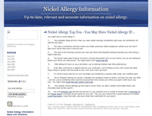 Tablet Screenshot of nickelallergyinformation.typepad.com