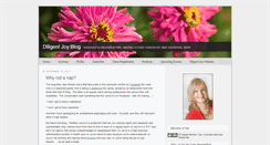 Desktop Screenshot of diligentjoy.typepad.com