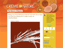 Tablet Screenshot of cremeofnature.typepad.com