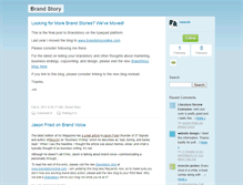 Tablet Screenshot of brandstory.typepad.com