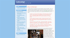 Desktop Screenshot of codswallop.typepad.com