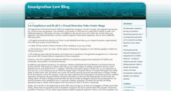 Desktop Screenshot of immigrationlaw.typepad.com