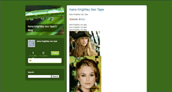 Desktop Screenshot of keiraknightleysextapefixed.typepad.com