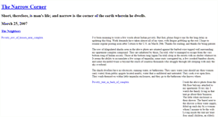 Desktop Screenshot of narrowcorner.typepad.com