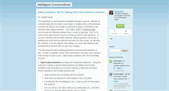 Desktop Screenshot of intelligentconversations.typepad.com
