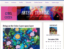 Tablet Screenshot of chriscozenartist.typepad.com
