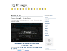 Tablet Screenshot of 13things.typepad.com