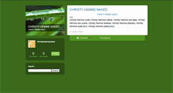 Desktop Screenshot of christyhemmenaked.typepad.com