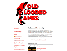 Tablet Screenshot of coldbloodedgames.typepad.com