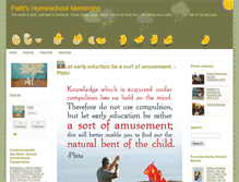 Tablet Screenshot of homeschoolmentoring.typepad.com