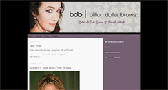 Desktop Screenshot of billiondollarbrows.typepad.com