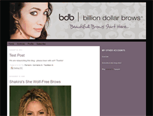 Tablet Screenshot of billiondollarbrows.typepad.com