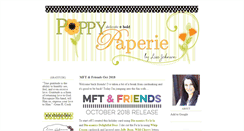 Desktop Screenshot of poppypaperie.typepad.com