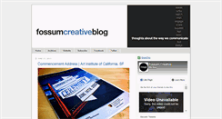 Desktop Screenshot of coryfossum.typepad.com